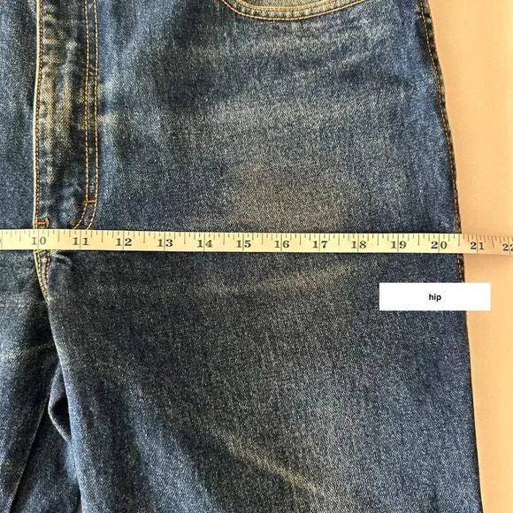 Vintage 80s Jordache Jeans Mens 34 x 27 Horse Head Straight Leg Faded Denim - Picture 14 of 16